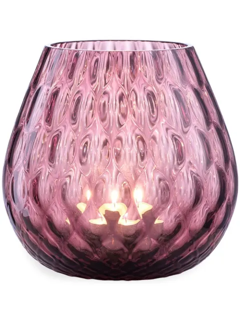 NasonMoretti glass candle holder Pink MACRAMEIM