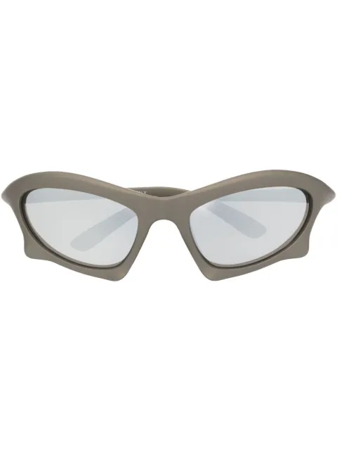 Balenciaga Eyewear logo-print sunglasses Grey BB0229S002