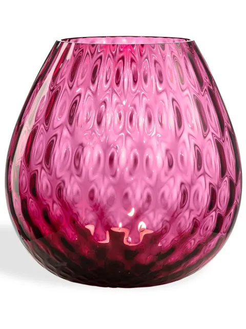 NasonMoretti glass candle holder Red MACRAMEUG