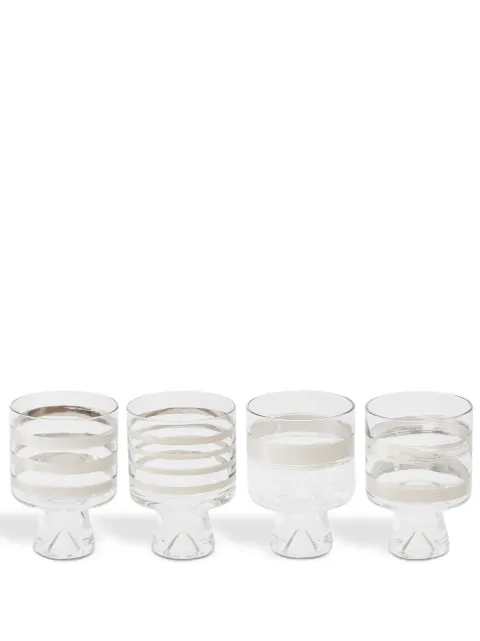 Tom Dixon Low Ball glass set White TKGST11P