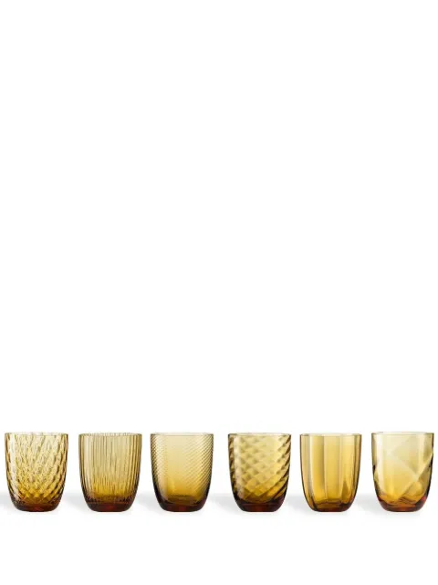 NasonMoretti Idra water glasses (set of 6) Neutrals IDRASETC2