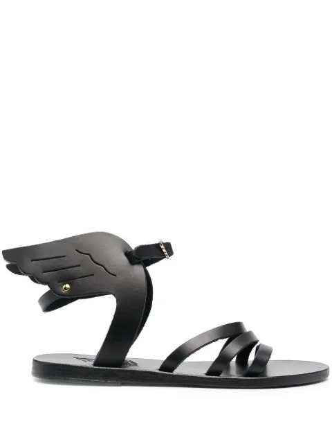 Ancient Greek Sandals wing open-toe sandals Black IKARIAVACHETTABLACK