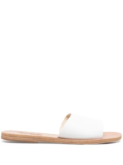 Ancient Greek Sandals open-toe slide sandals White TAYGETEVACHETTAWHITE