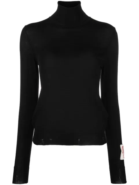 Golden Goose roll-neck fitted jumper Black GWP00953P000665