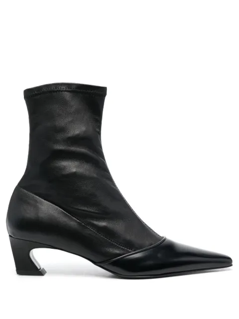 Acne Studios leather ankle boots Black AD0578
