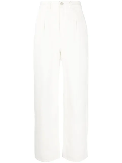 LouLou de Saison Attu wide-leg jeans White ATTU