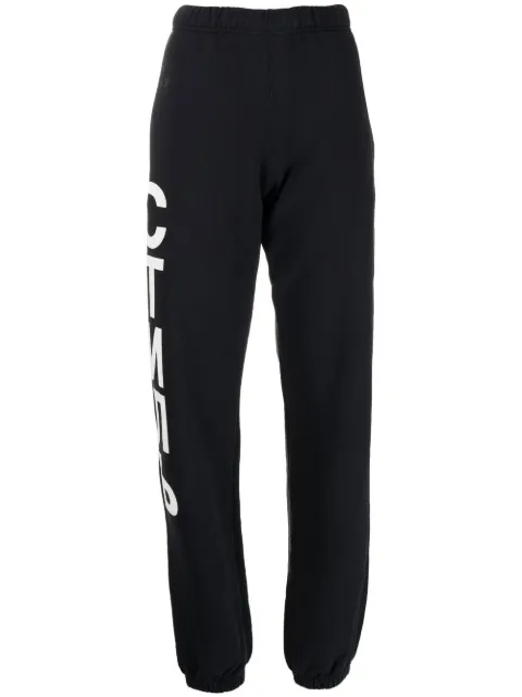 Heron Preston СТИЛЬ logo-print track pants Black HWCH003C99JER0022100
