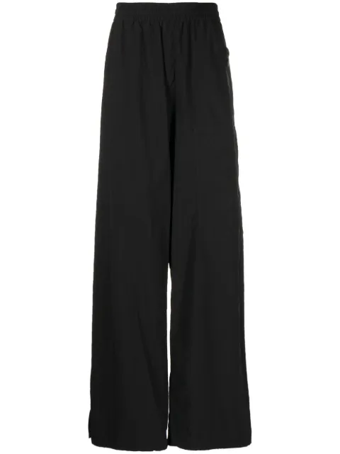 Off-White logo patch track pants Black OMCA238F22FAB0022100