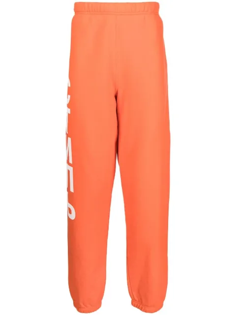 Heron Preston СТИЛЬ logo-print track pant Orange HMCH027C99JER0011220