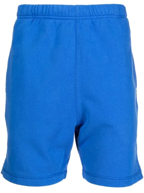 Heron Preston logo-patch track shorts Blue HMCI011F22JER0022450