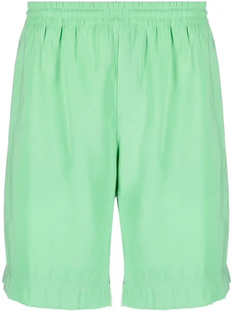 MSGM elasticated-waistband shorts Green 3440MB04X23700934