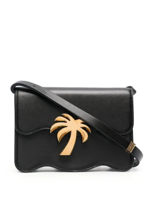 Palm Angels Palm Beach shoulder bag Black PWNQ008F22LEA0010376