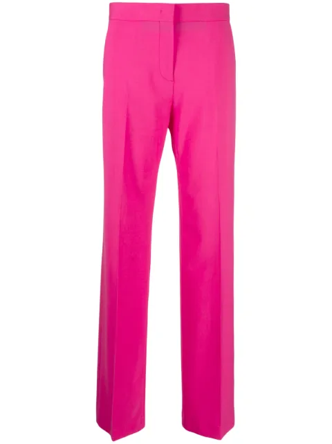 MSGM high-waist wide-leg wool trousers Pink 3441MDP0423720014