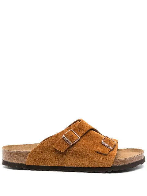 Birkenstock Zürich buckled slip-on sandals Brown 1023842