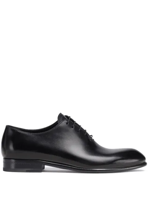 Zegna Vienna leather Oxford shoes Black LHCLGA5321Z