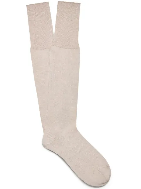 Zegna calf-length knit socks Neutrals N5V40530
