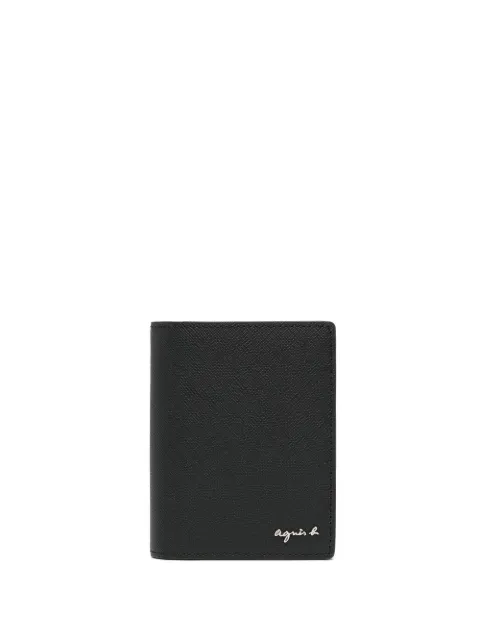 agnès b. bi-fold leather cardholder Black O620VCJ7