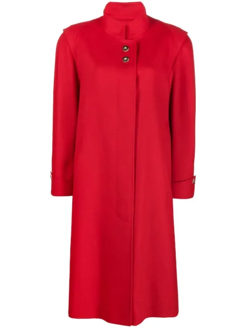 A.N.G.E.L.O. Vintage Cult 1980s single-breasted long coat Red ANG420M