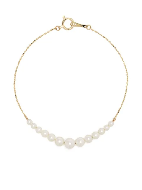 Mizuki 14kt yellow gold Akoya pearl bracelet Gold SBA115