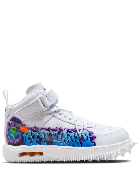 Nike X Off-White Air Force 1 lace-up sneakers White OMIA255G22MAT0010137