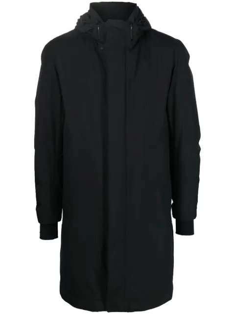 Herno hooded longline padded coat Black PI00238UL11121