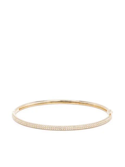 Mizuki 14kt yellow gold Sea of Beauty diamond bangle Gold SBA107