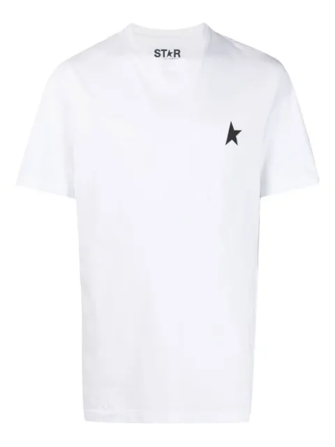 Golden Goose logo-print T-shirt White GMP01220P000593