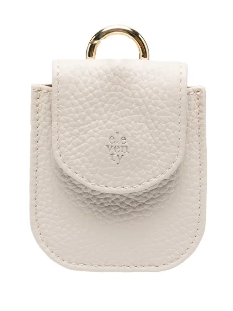 Eleventy debossed-logo pouch Neutrals F77BORF02PEL0F009