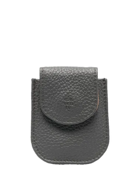 Eleventy debossed-logo pouch Grey F77BORF02PEL0F009