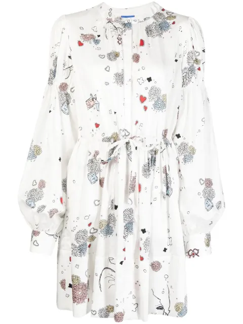 Macgraw In Cahoots printed mini dress White InCahootsDressinWhitePrint