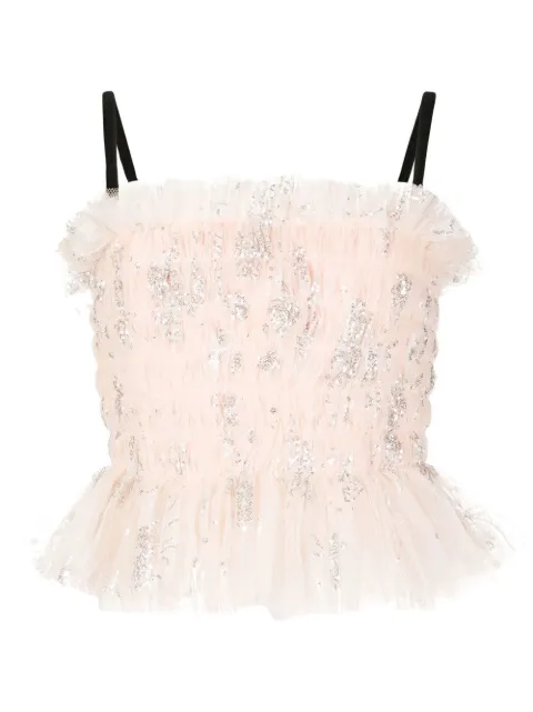 Macgraw Beloved corset tulle top Pink BelovedBodiceinpinktulle
