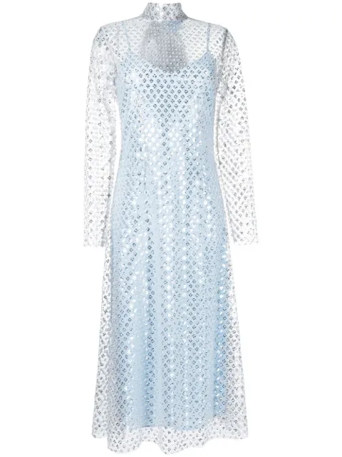 Macgraw Perception sequin-embellished long dress Silver PerceptionDress