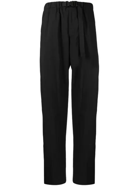 Paul Smith belted tapered-leg trousers Black M1R650UF01002