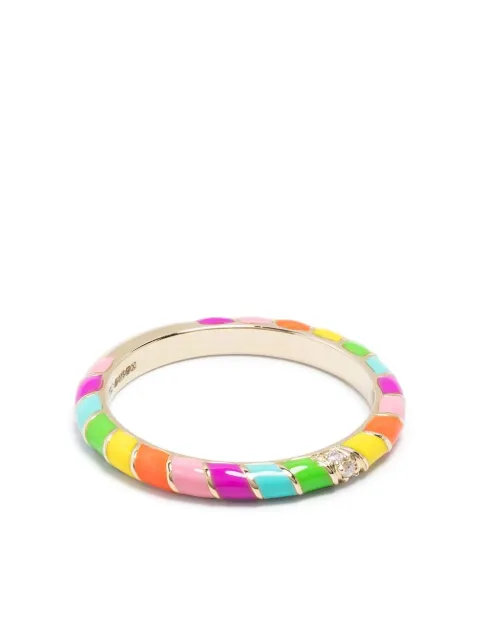 Yvonne Léon 9kt yellow gold Alliance Mini Torsade ring Gold ALLMINITORSRAINBOJ