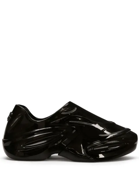 Dolce & Gabbana Toy lacquered sneakers Black CK2113AE681