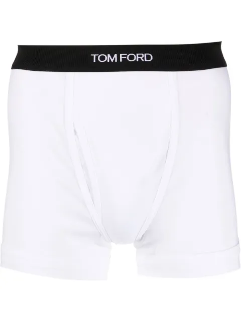 TOM FORD logo-waistband boxers White T4LC31410