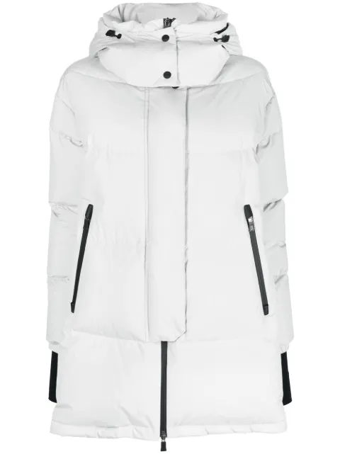 Herno hooded feather-down padded coat Grey PI128DL111061250