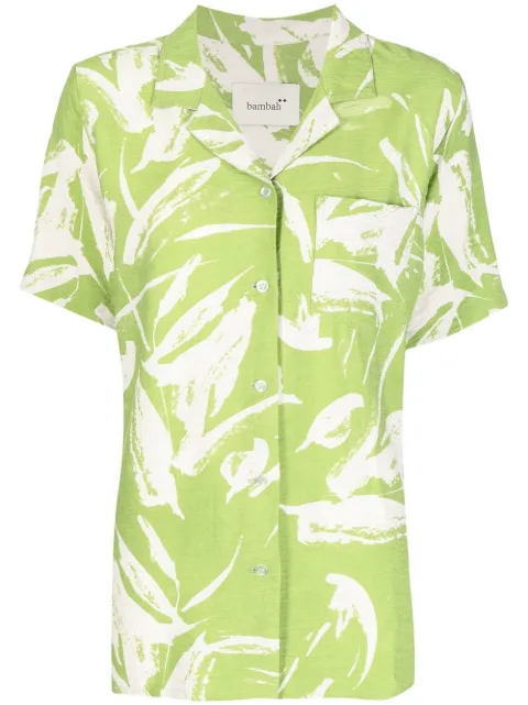 Bambah Linden short-sleeve shirt Green BMSS2339