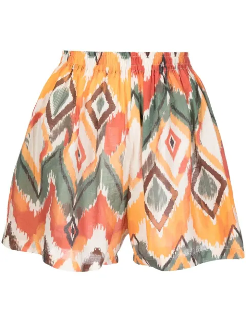Bambah Argentina geometric shorts Orange BMSS2335