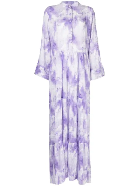 Bambah Gardenia maxi dress Purple BMRM2311