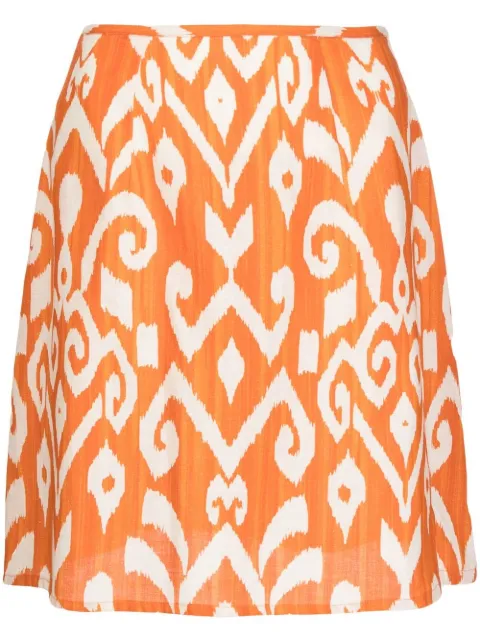 Bambah geometric mini skirt Orange BMSS2327