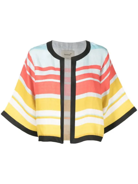 Bambah Cairo striped bolero jacket Multicolour BMRE2318