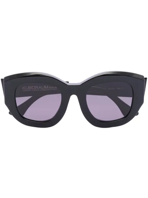 Kuboraum B2 oversized-frame sunglasses Black KRS0B2BS0000002Y