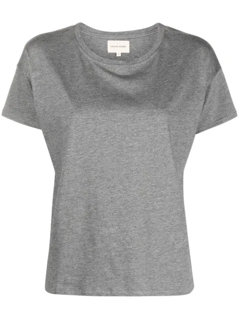 LouLou de Saison Basiluzzo cotton T-shirt Grey BASILUZZO
