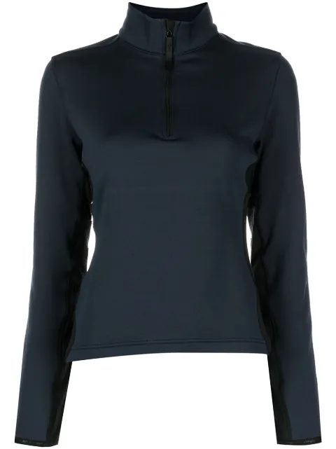 Aztech Mountain performance half-zip fleece top Blue AMW40043