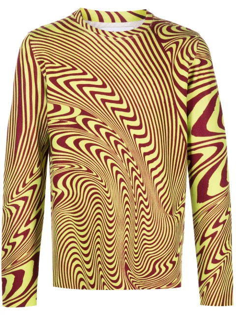 Aztech Mountain Matterhorn jacquard crewneck jumper Red AM400194