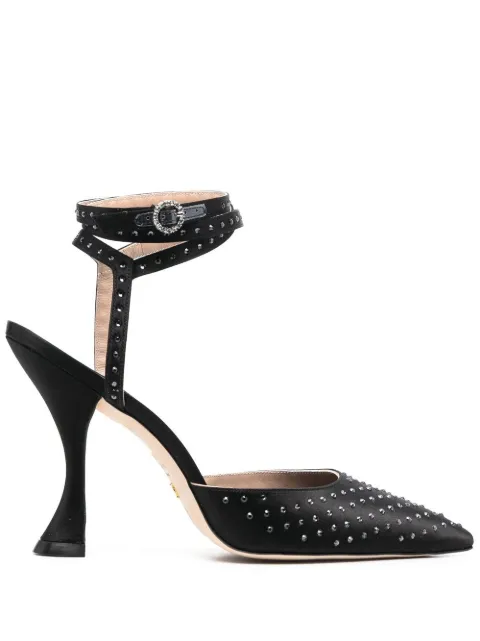 Stuart Weitzman Glam XCurve 100mm pumps Black SC871SAY
