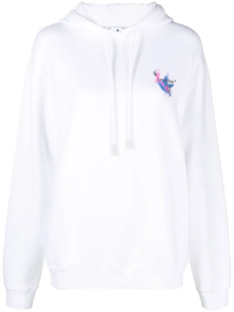 Off-White Hotchpotch Arrow hoodie White OWBB035F22JER0090184