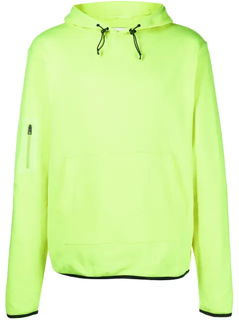 Aztech Mountain fleece drawstring hoodie Yellow AM400252