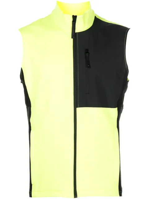 Aztech Mountain fleece zip-front vest Green AM400240B